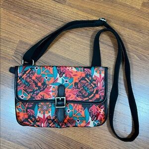 Floral Patterned Shoulder Bag